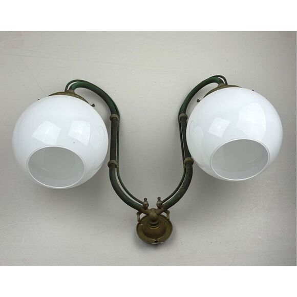 Antique Sugg Gas Lighting Copper Double Arm Wall Sconce Victorian Era London - Picture 14 of 15